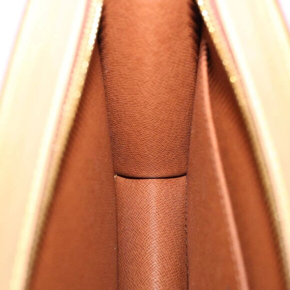 LOUIS VUITTON Pochette Homme Clutch Bag Nomad Leather SPO Brown - Picture 14 of 16